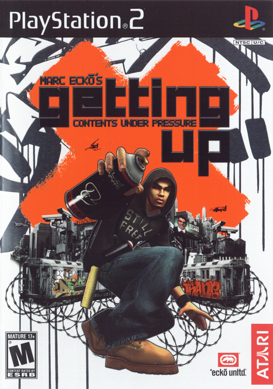 Marc Ecko's Getting Up Contents Under Pressure box art for Playstation 2